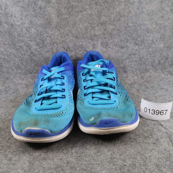 Nike Shoes Womens 7.5 Athletic Trainers Flex 2016 Run Sneakers Blue Sport Active - Picture 2 of 13